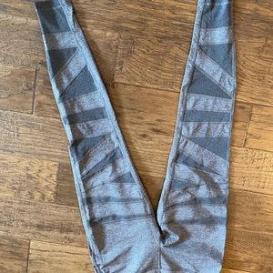 Lululemon gray and mesh leggings